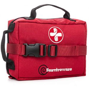 Surviveware Survival First Aid Kit (Red)