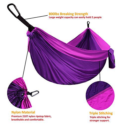 Gold Armour Camping Hammock - Extra Large Double Parachute Hammock Sale ...