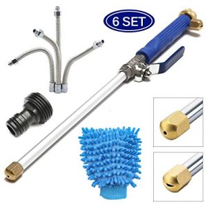 Jet Car Washer CAVEEN Magic Pressure Power Nozzle Washer Wand Hose Nozzle Car Washing and Window Washing Pressure Spray Wand (Wand+Washer)