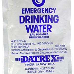 Datrex Emergency Water Packet 4.227 oz - 3 Day/72 Hour Supply (18 Packs)