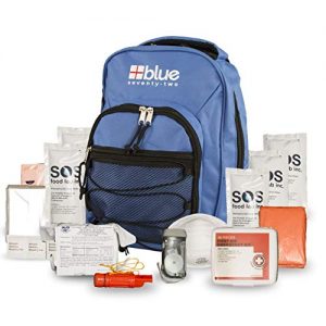 Blue Coolers Blue Seventy-Two | 72 Hour Emergency Backpack Survival Kit for 1 Person | Survival Kit for Roadside, Earthquakes, Tornado, Hurricane, and Other Emergencies…