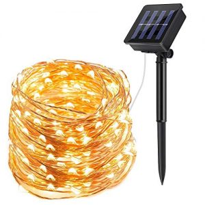 ECOWHO Solar String Lights Outdoor, 72ft 200 LED Solar Powered Fairy Lights Waterproof Decorative Lighting for Patio Garden Yard Party Wedding (1)