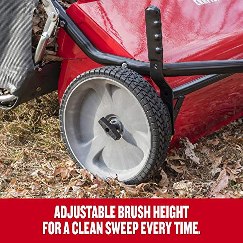 CRAFTSMAN 42 22-cu ft Hi-Speed Tow Lawn Sweeper, Red Sale ...