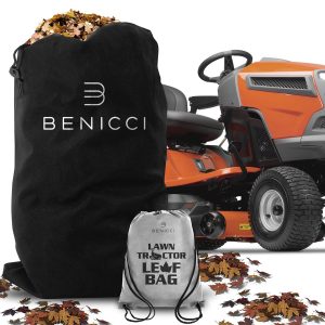 BENICCI Lawn Tractor Leaf Bag - Includes Speed Zipper for Fast Cleanup