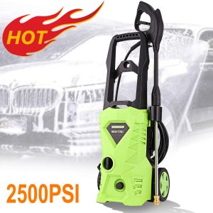 Homdox Electric Pressure Washer, Power Washer with 2500 PSI,1.6GPM, (4) Nozzle Adapter, Longer Cables and Hoses and Detergent Tank,for Cleaning Cars, Houses Driveways, Patios,and More