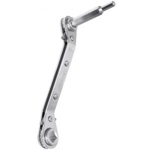 Uniweld 70074 Reversible Offset Ratchet Wrench with DHVA Dual Hex Wrench Adaptor
