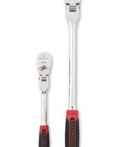 GEARWRENCH 2 Pc. 1/4" and 3/8" Drive 120XP Dual Material Flex Head Teardrop Ratchet Set - 81204P