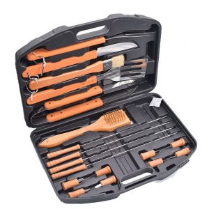 18PCS BBQ Outdoor Barbecue Tools Stainless steel