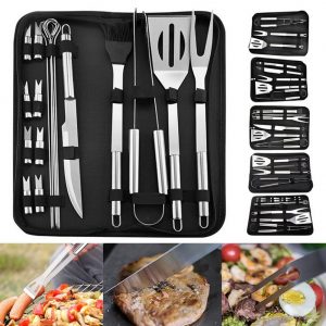 Barbecue Sets Tool Stainless Steel BBQ Food Tongs